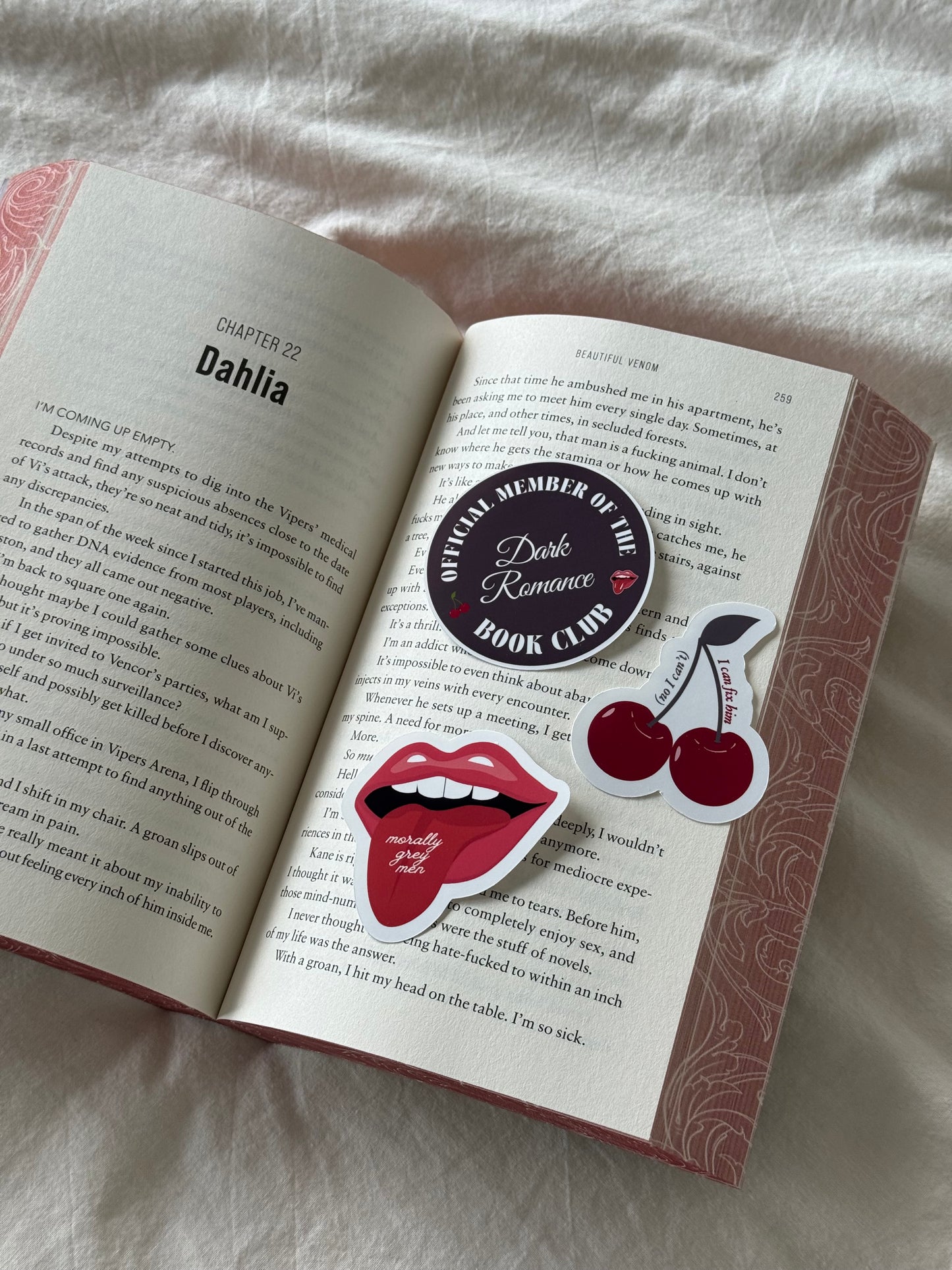 Dark Romance Sticker Pack