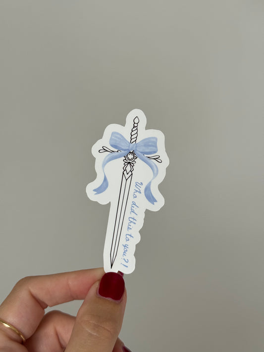 Who did this to you?!