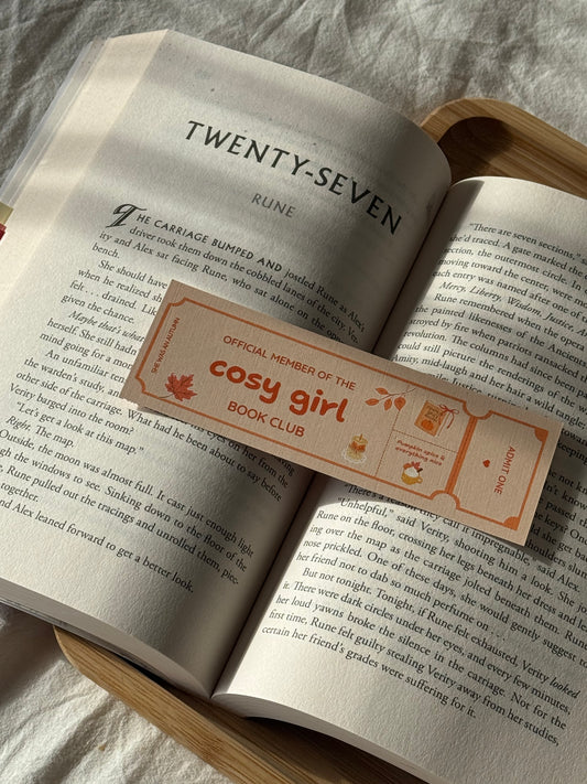 Cosy Autumn Bookmark