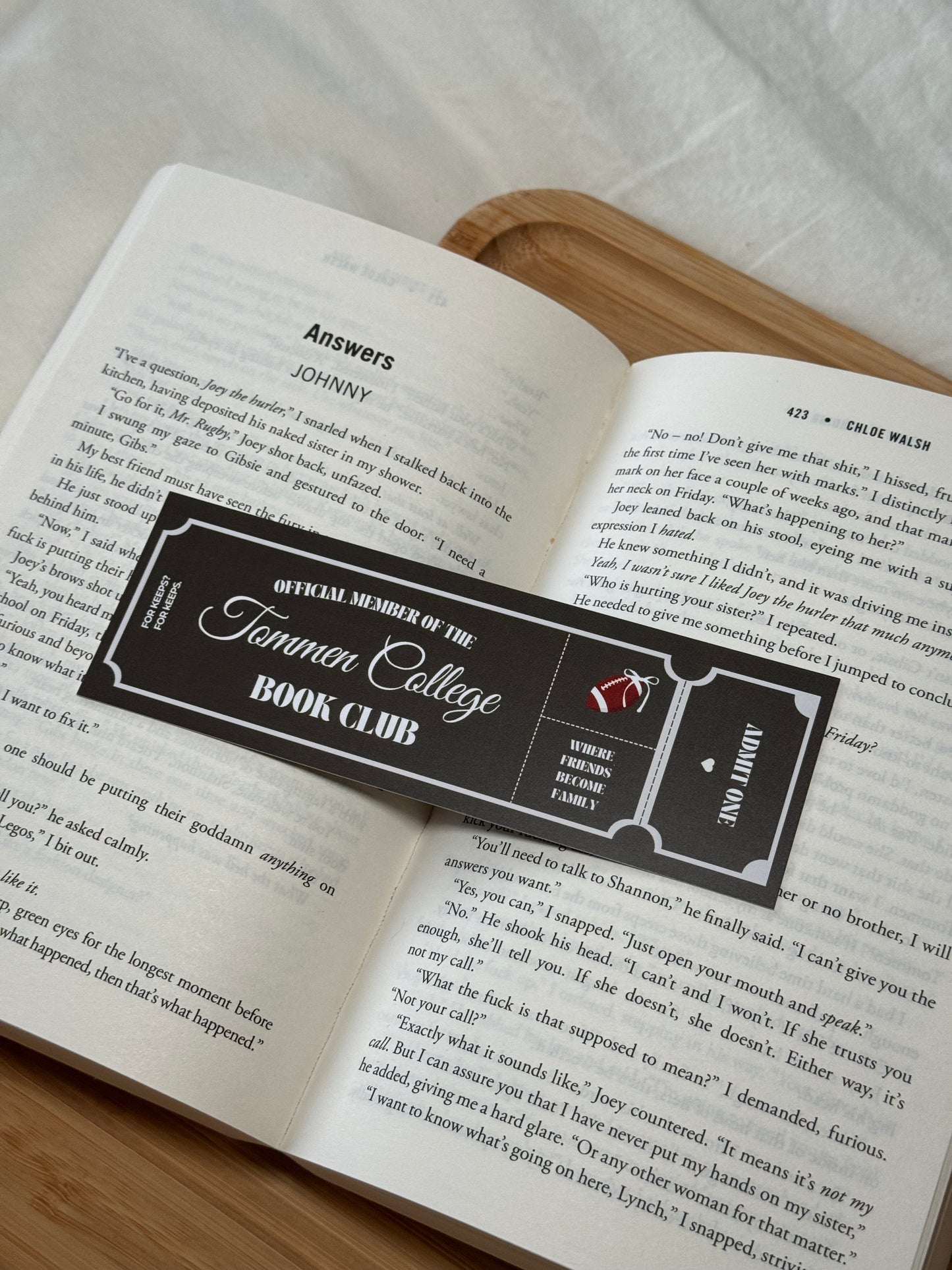 Tommen College Book Club