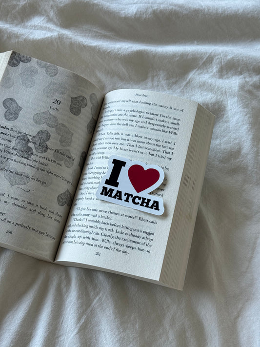I Love Matcha Sticker