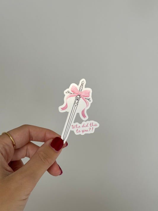 Who did this to you?! - Angle