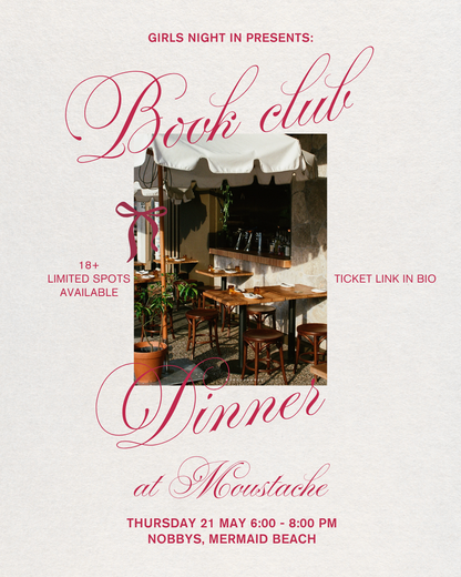 Event: Book Club Dinner