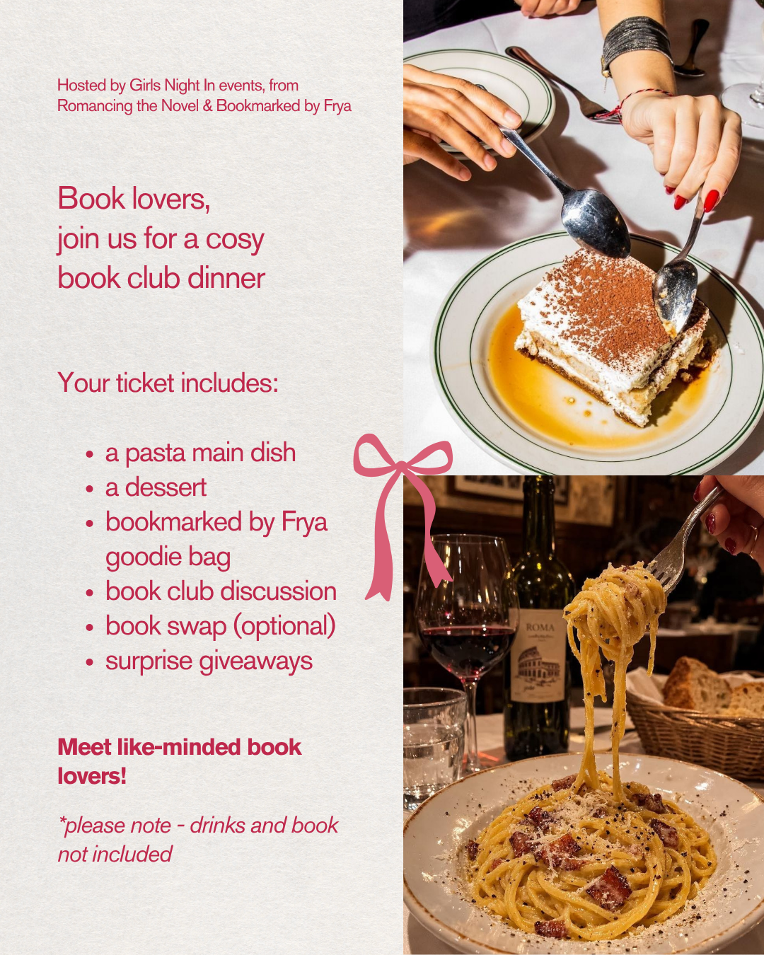 Event: Book Club Dinner