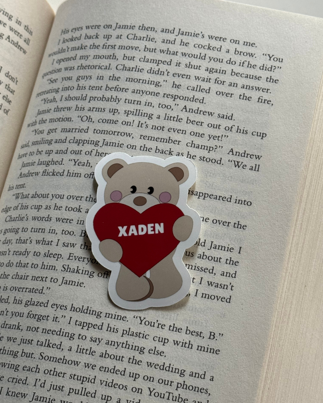 Teddy Bear Love Sticker (custom)