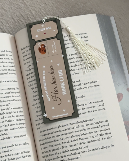 Autumn Book Club bookmark