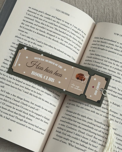 Autumn Book Club bookmark