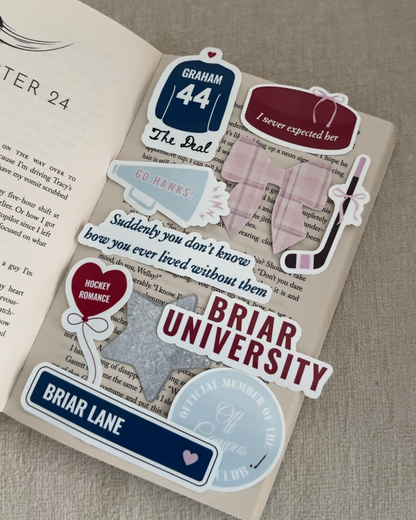 Off Campus Bookmark & Sticker pack
