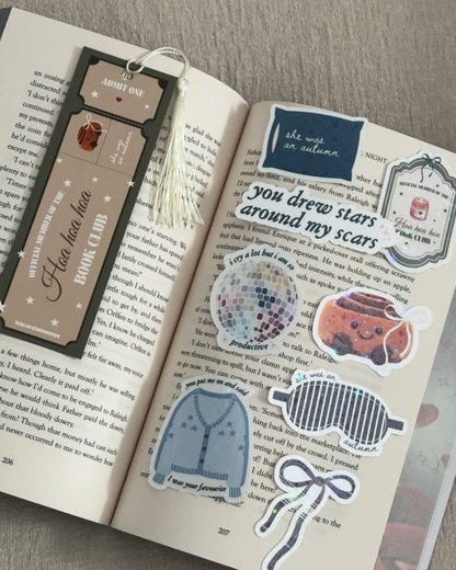 Autumn Bookmark & Sticker pack