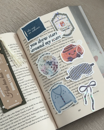 Autumn Bookmark & Sticker pack