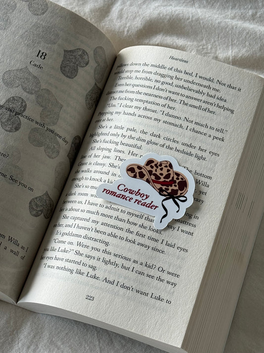 Cowboy Reader Sticker