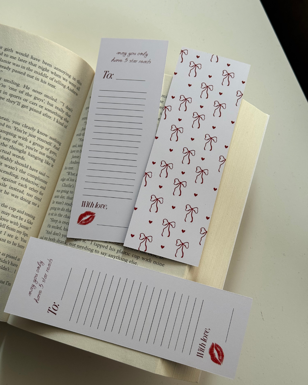 Love Bookmark & Sticker pack