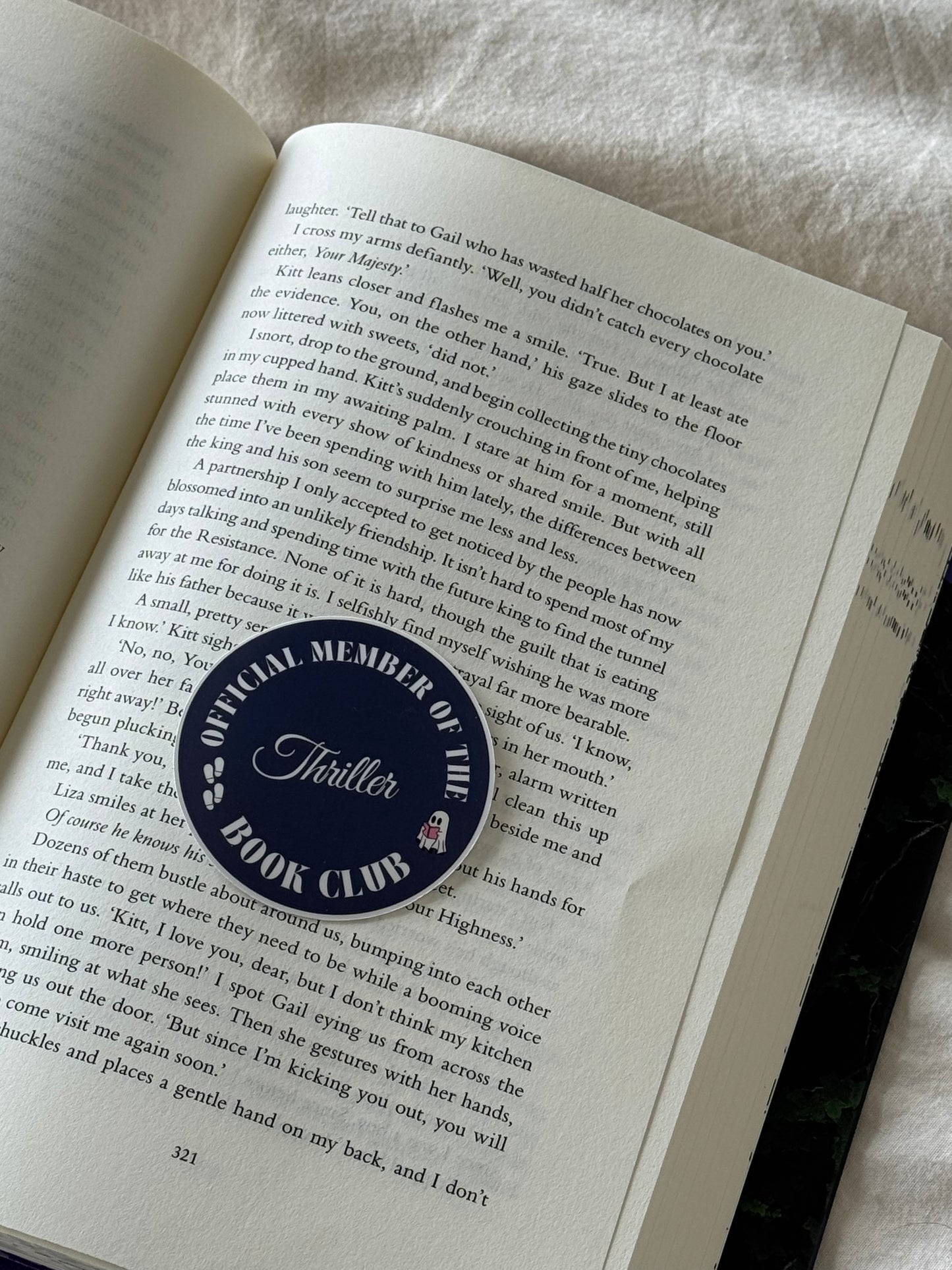 Book Club Sticker