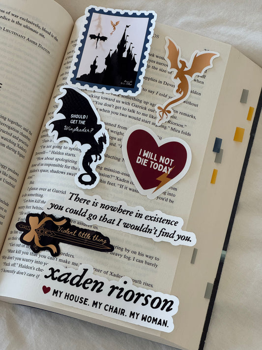 Fourth Wing inspired Sticker Pack