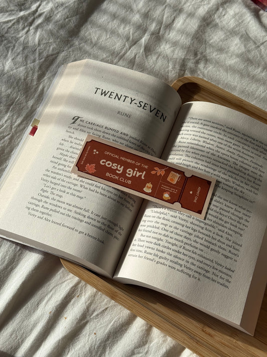 Cosy Autumn Bookmark
