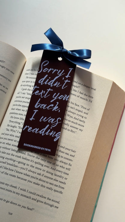 Chocolate Bookmark