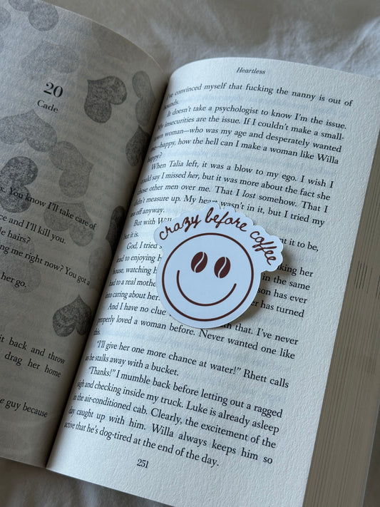 Before Coffee Sticker