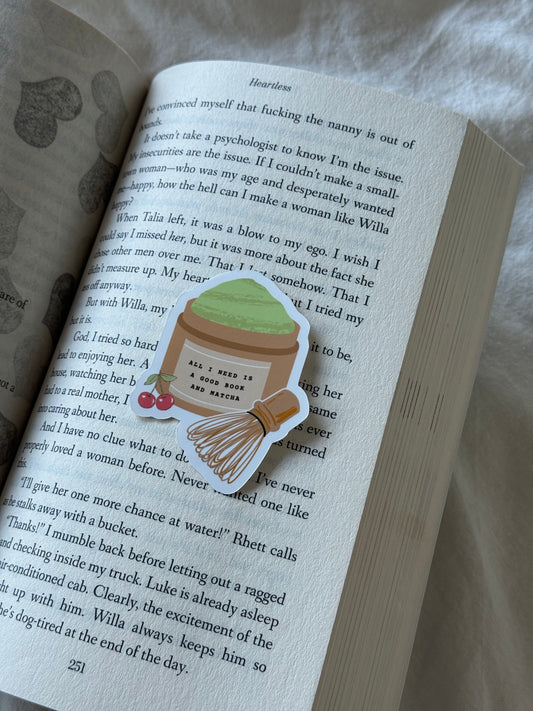 All I Need Is Matcha Sticker