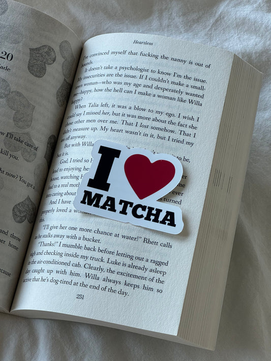 I Love Matcha Sticker