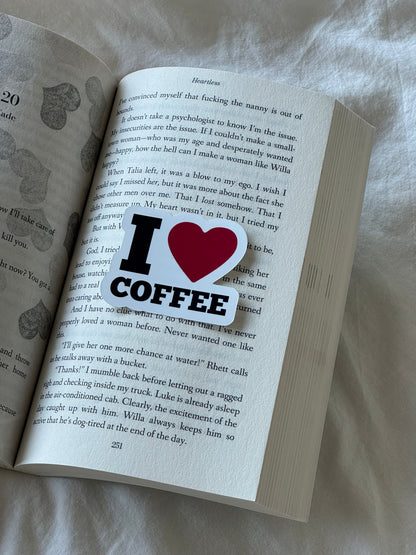 I Love Coffee Sticker
