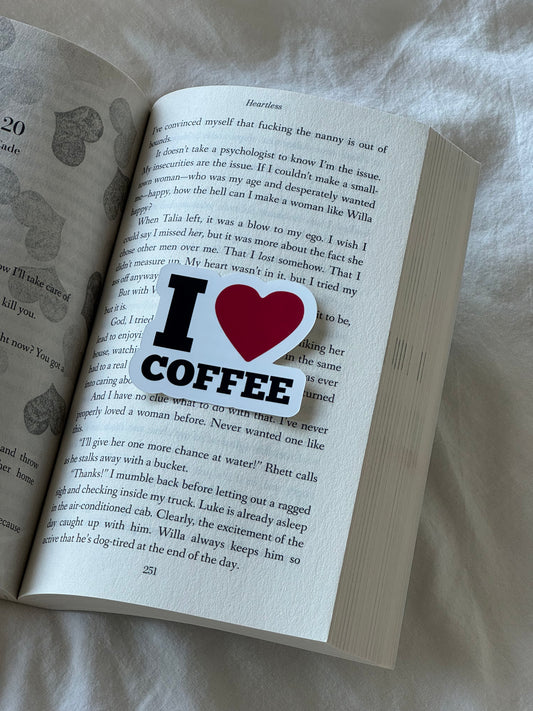 I Love Coffee Sticker