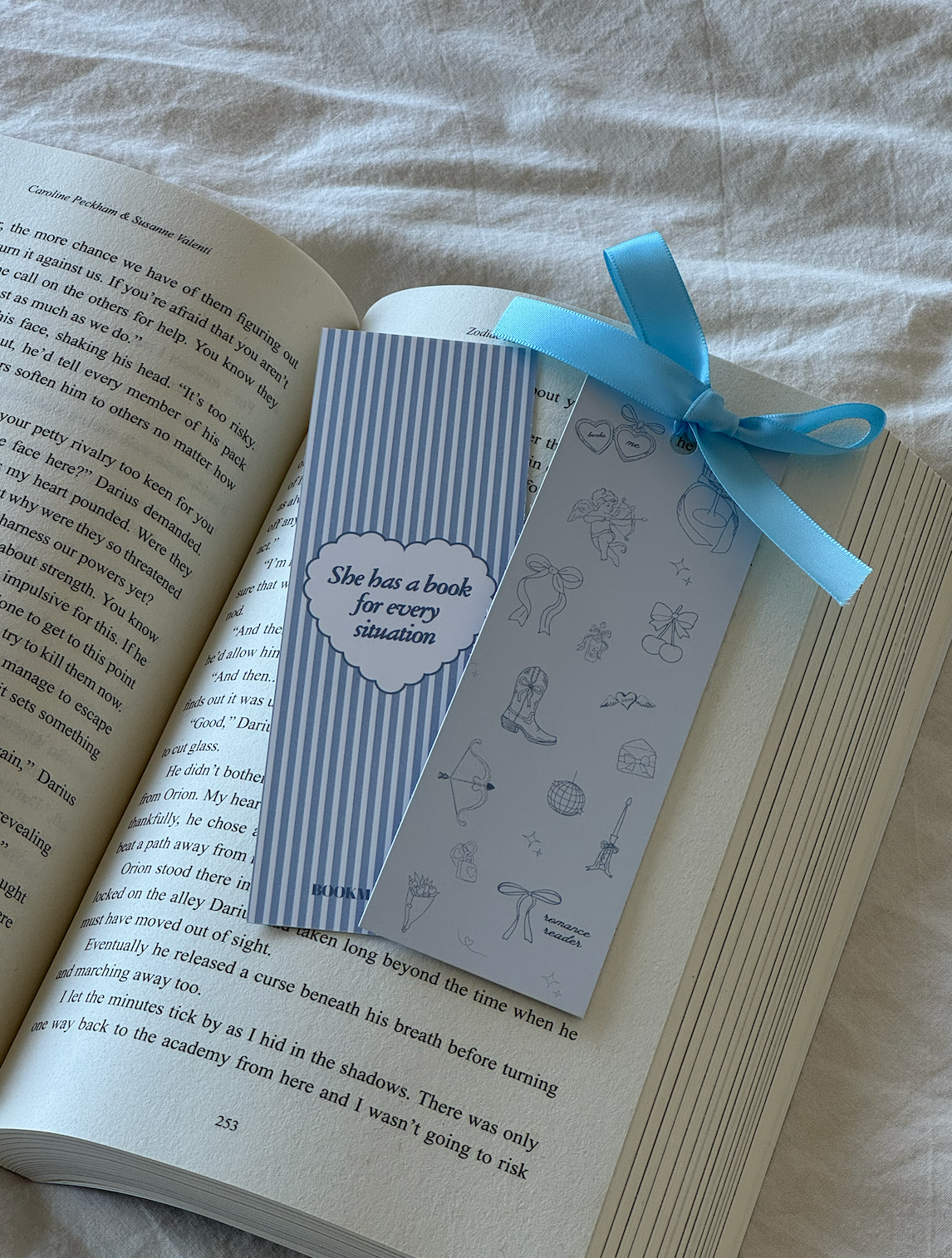 Romance Reader Blue