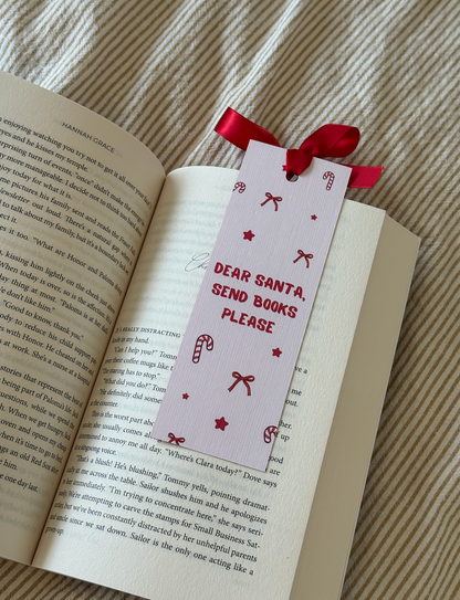 Candy Cane Christmas Bookmark