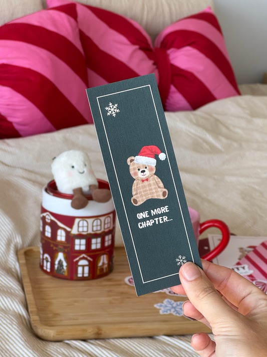 Teddy Christmas Bookmark
