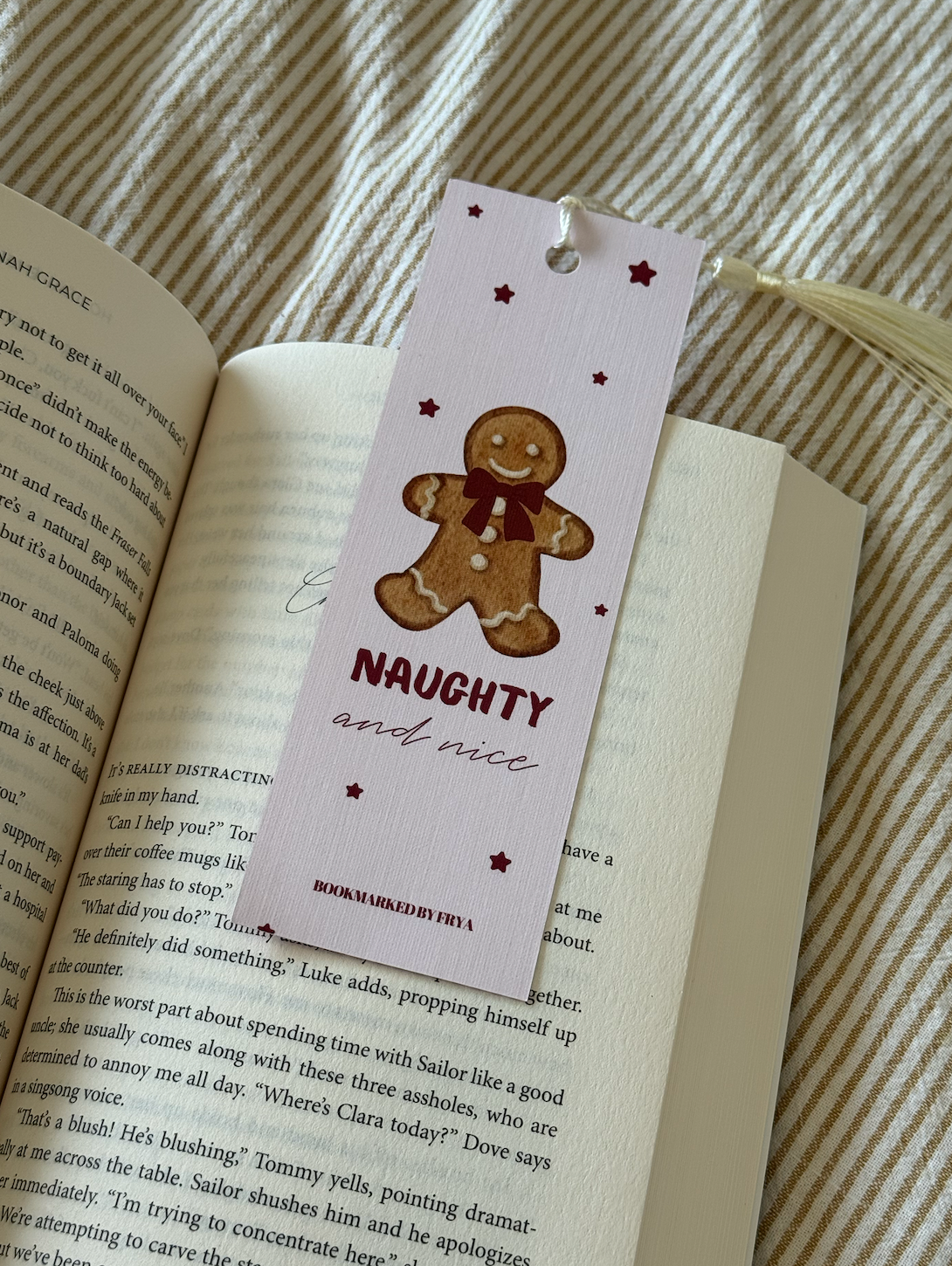 Gingerbread Christmas Bookmark