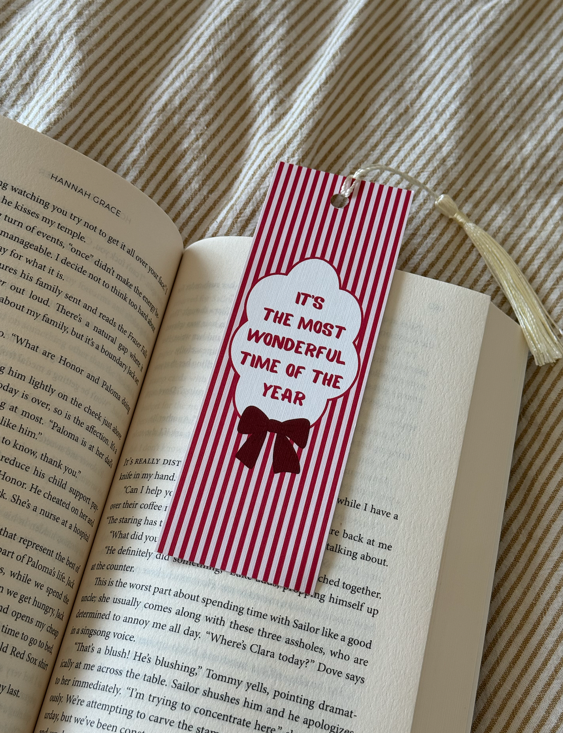 Gingerbread Christmas Bookmark