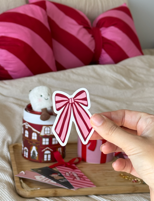 Christmas Bow Sticker