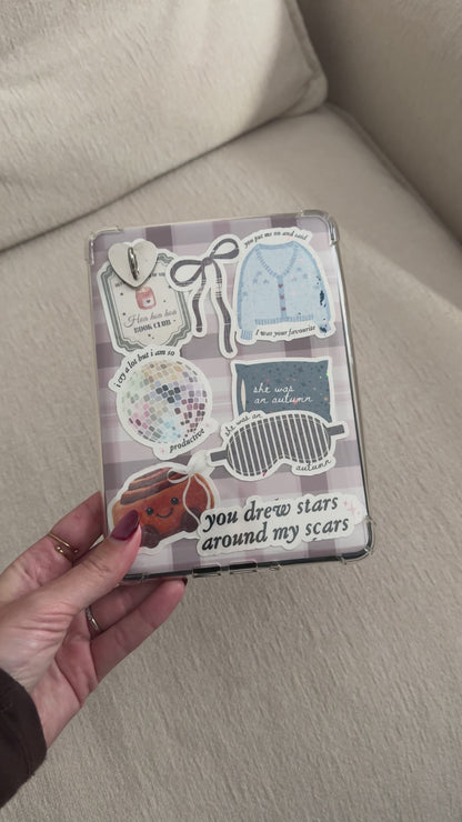 Autumn Bookmark & Sticker pack