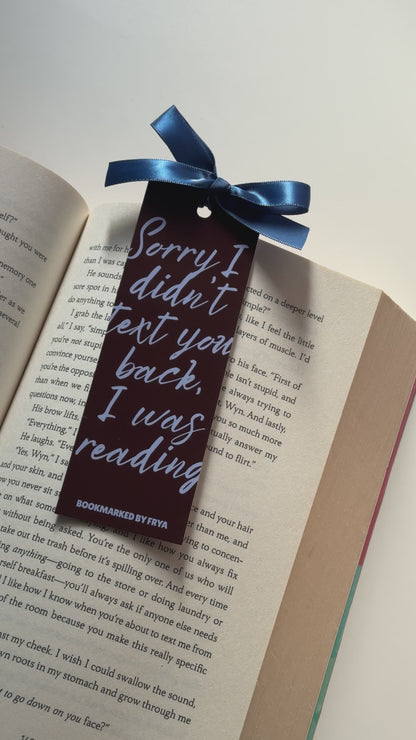 Chocolate Bookmark